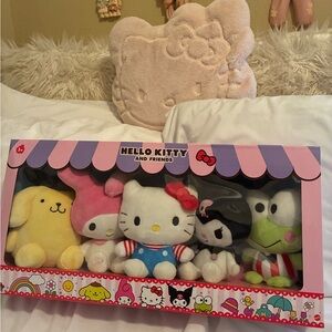 Hello Kitty Yellow and Pink Stuffed Animals Set